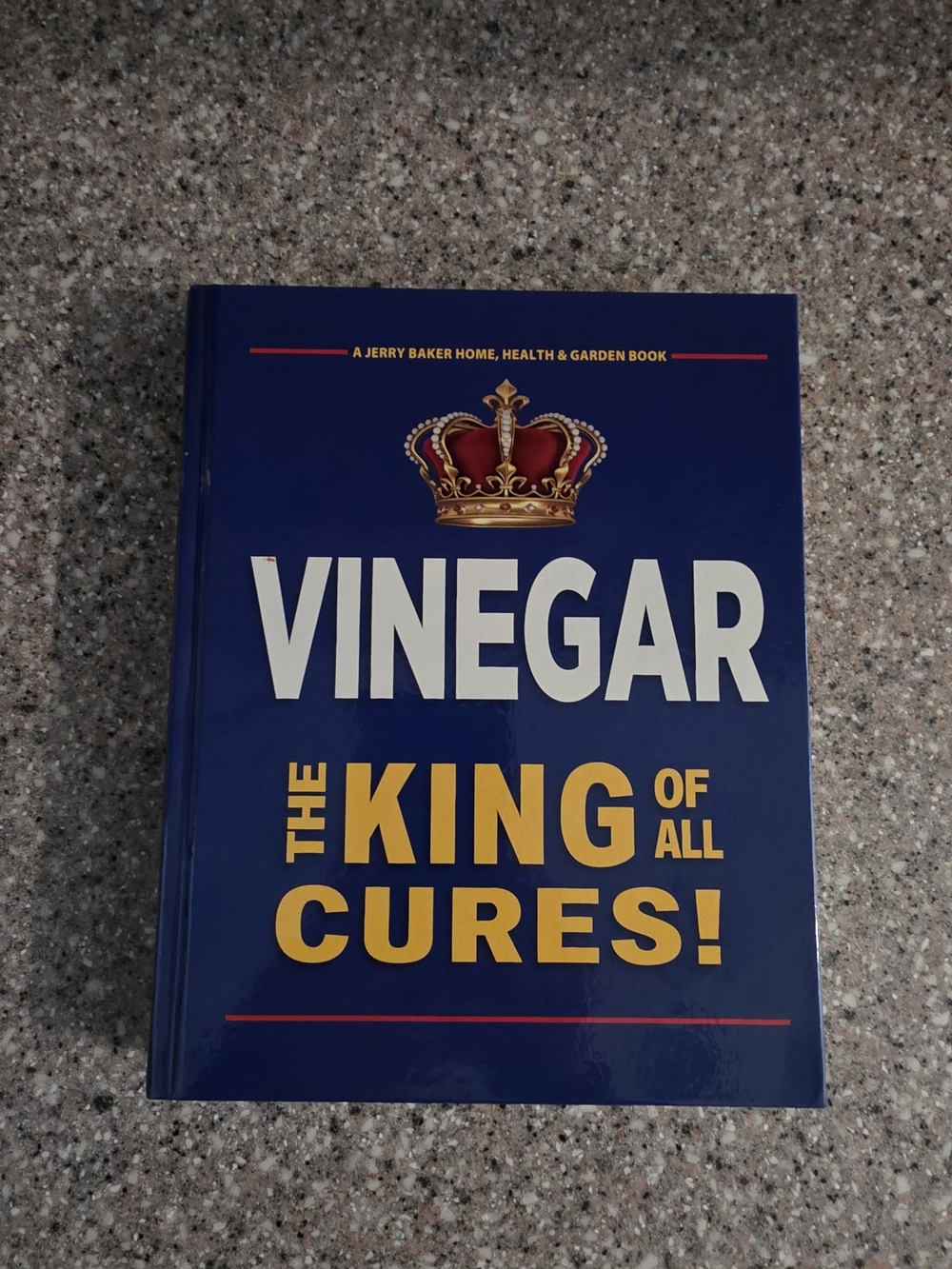 VINEGAR: The King of All Cures! Hardcover Book - Blue & Gold